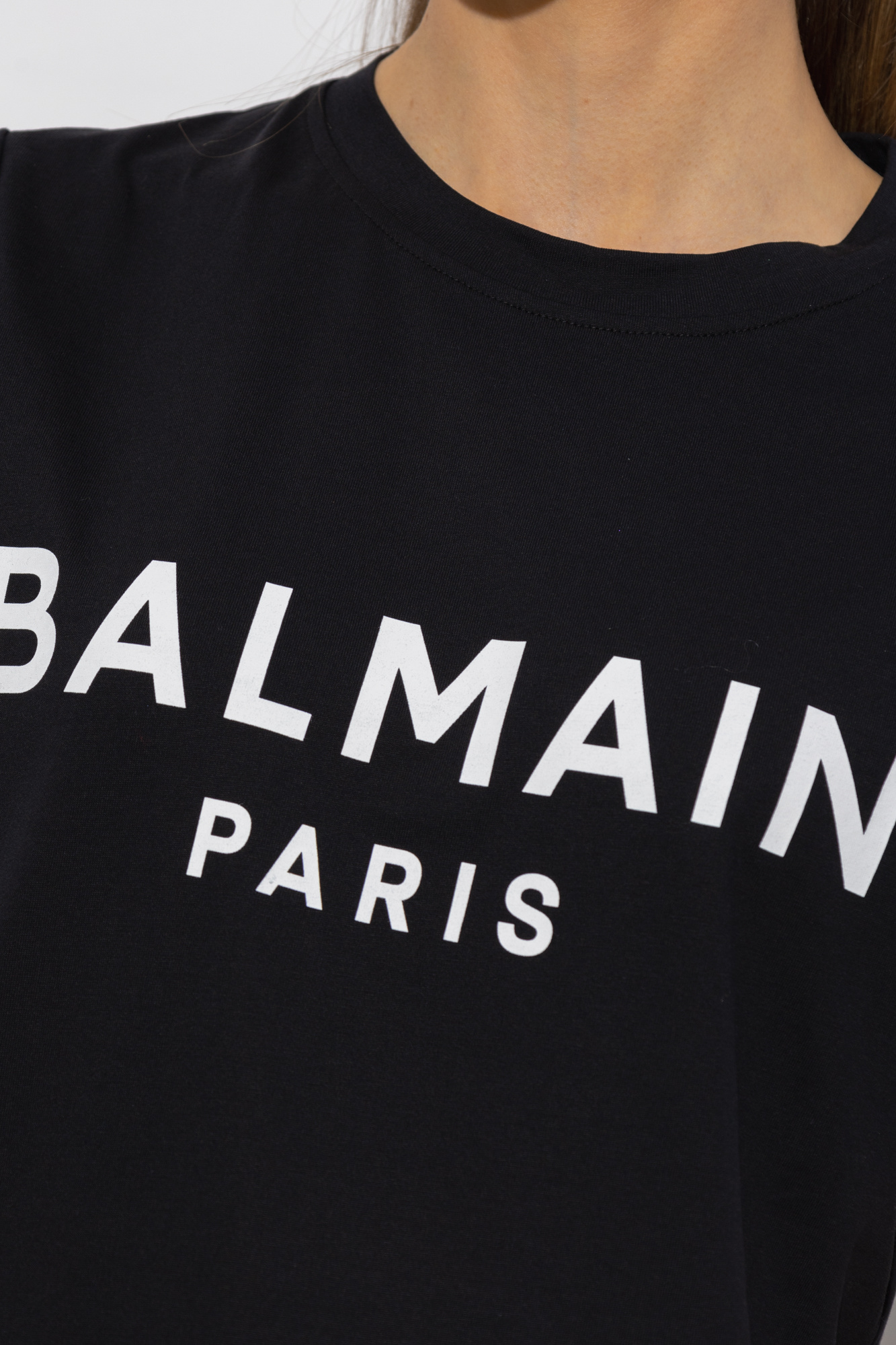 Balmain Sleeveless T-shirt with logo | Women's Clothing | Vitkac